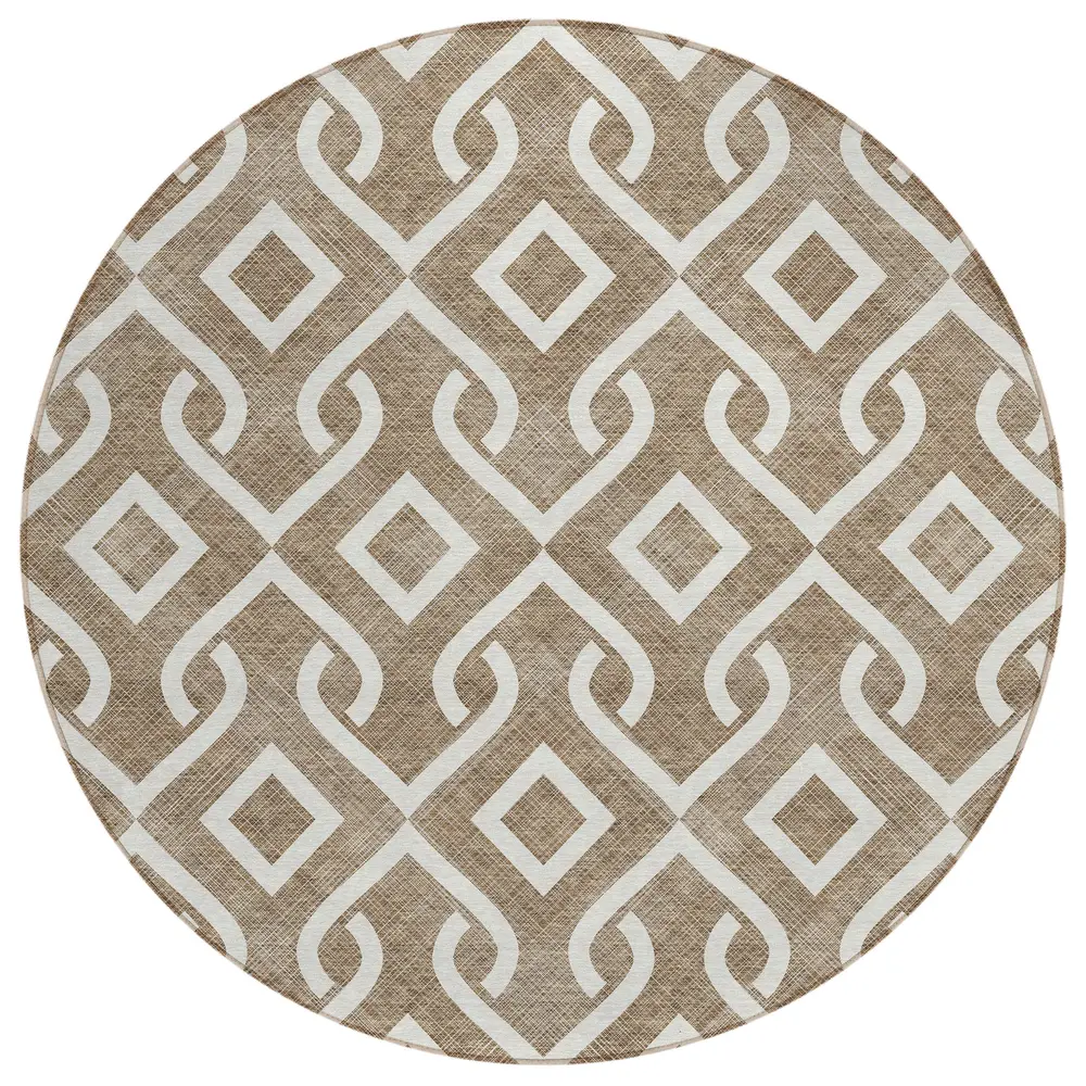 Chantille ACN621 Brown 8' x 8' Rug