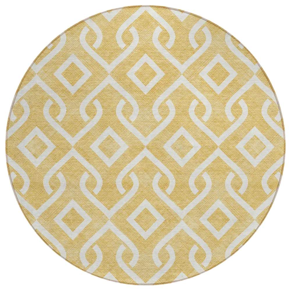 Chantille ACN621 Gold 8' x 8' Rug