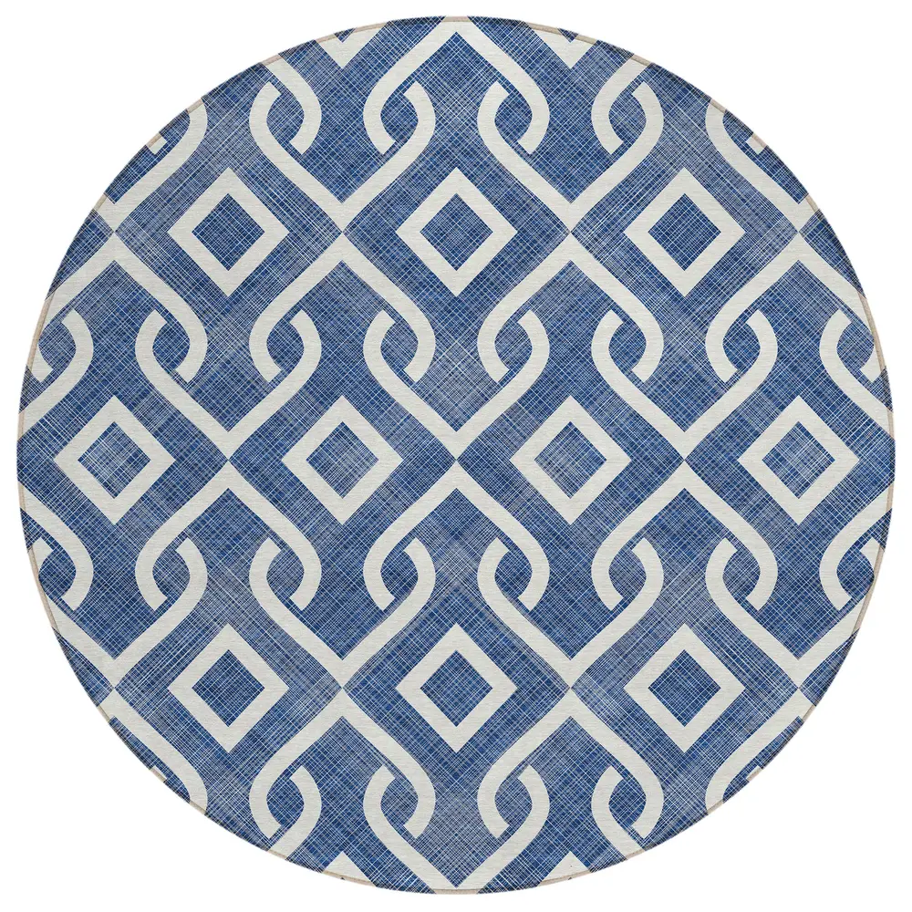 Chantille ACN621 Navy 8' x 8' Rug