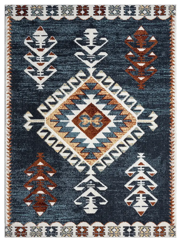 United Weavers Stratton Jamacia Navy Accent Rug 1'10