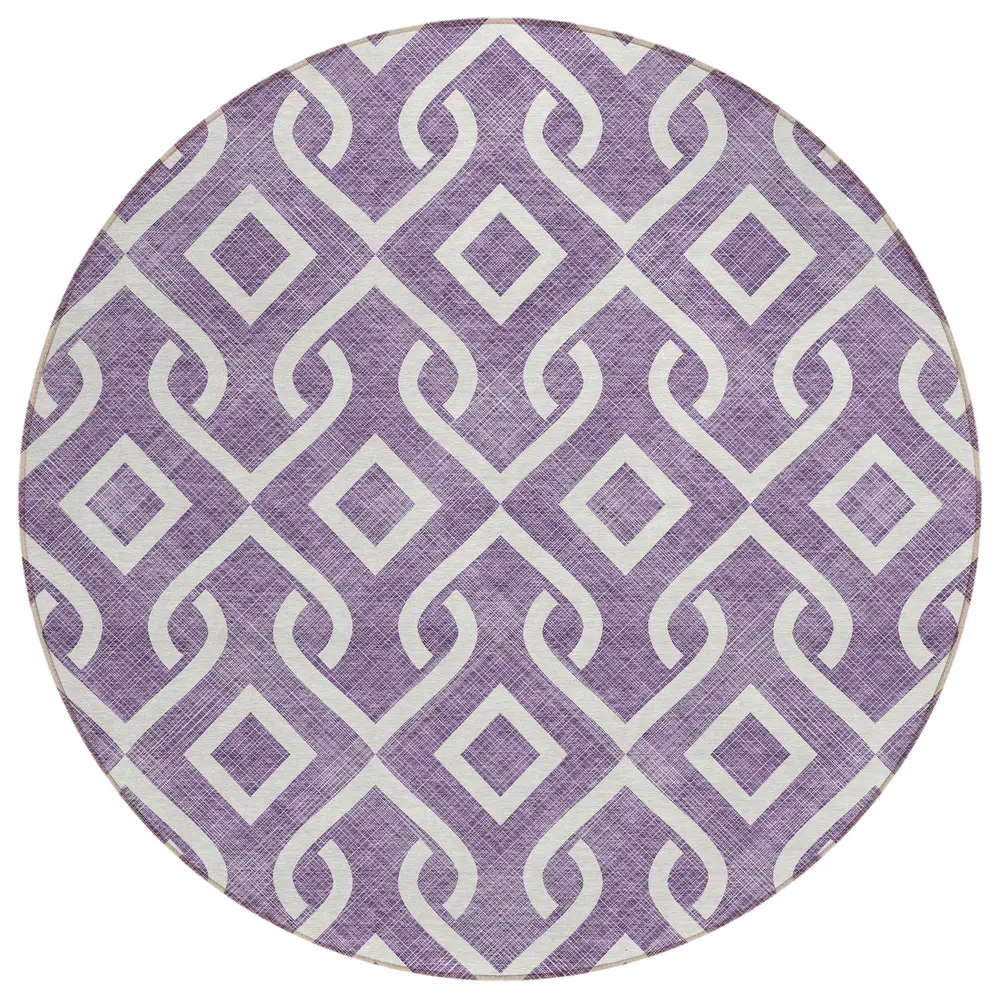 Chantille ACN621 Purple 8' x 8' Rug