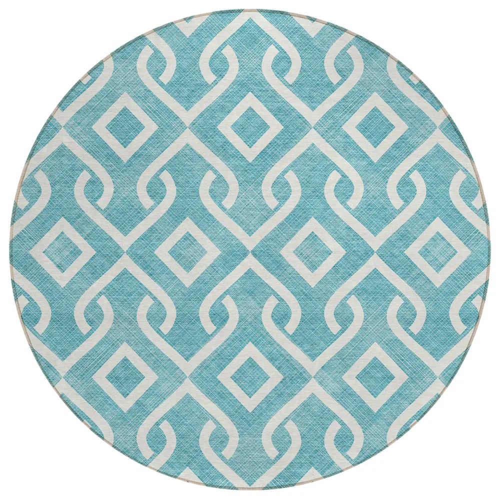Chantille ACN621 Teal 8' x 8' Rug