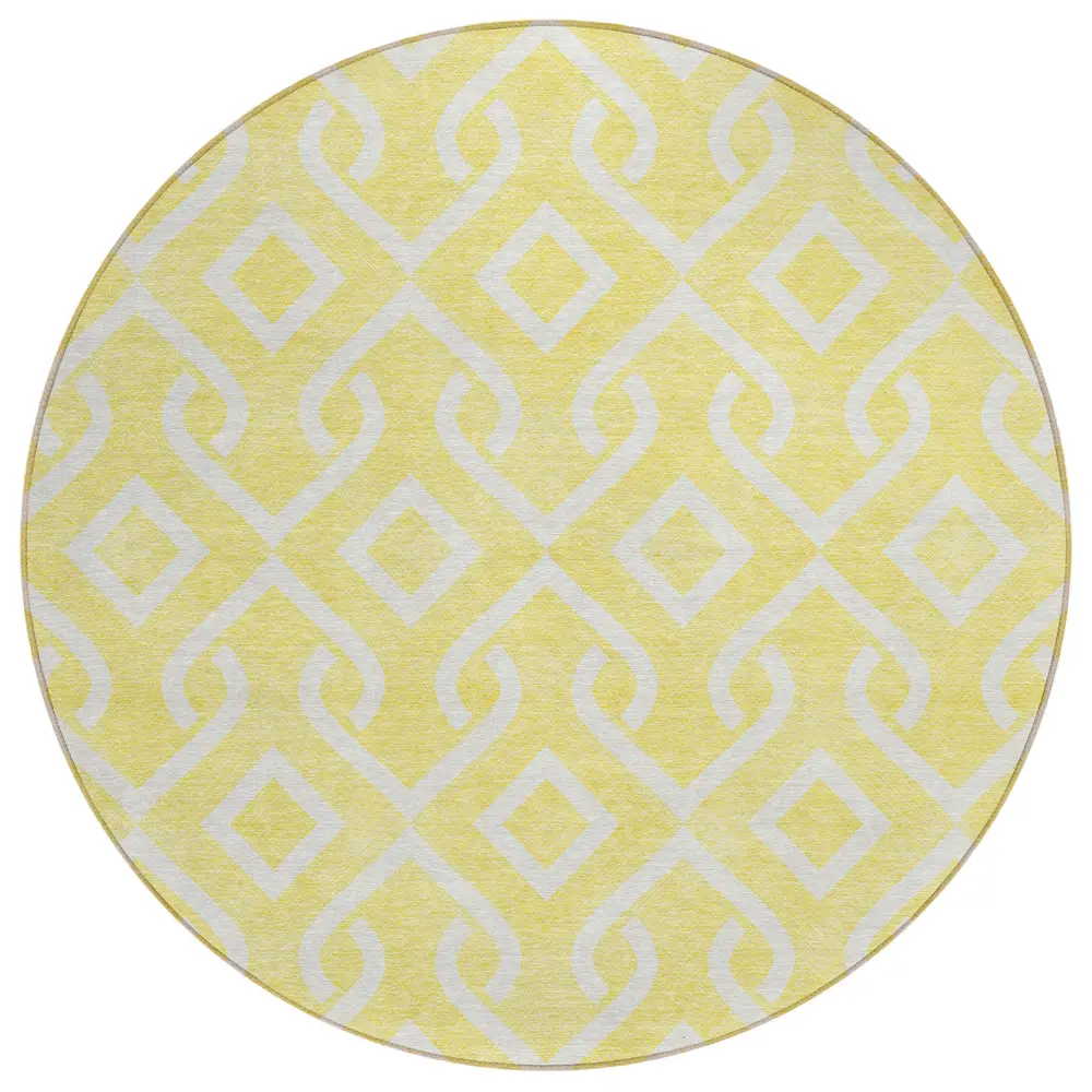 Chantille ACN621 Yellow 8' x 8' Rug