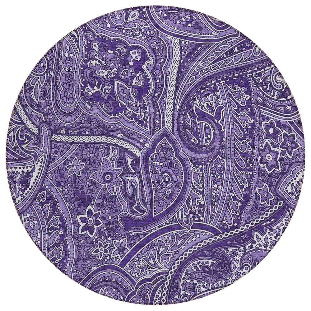 Chantille ACN623 Purple 8' x 8' Rug