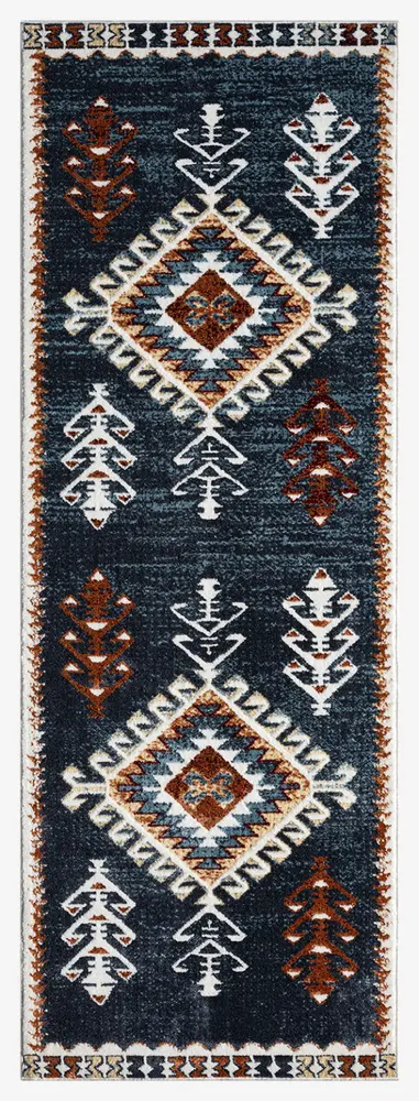 United Weavers Stratton Jamacia Navy Runner Rug 2'7