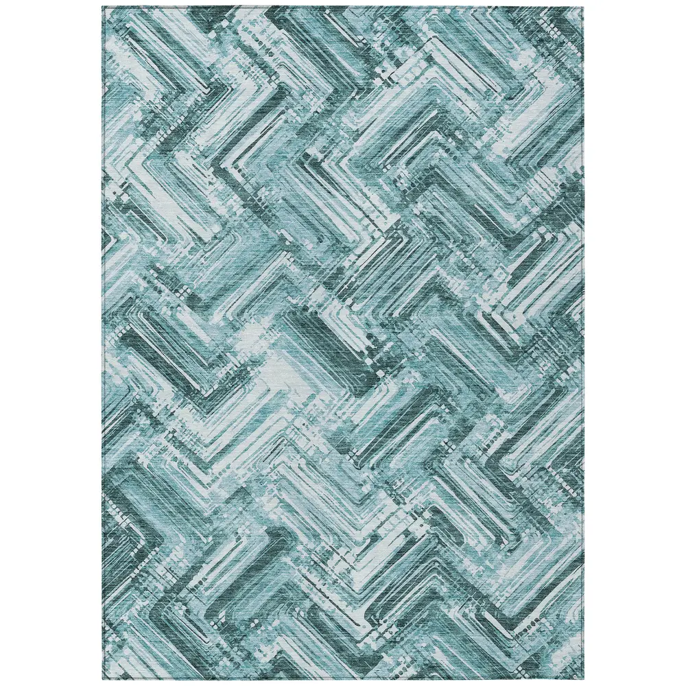 Chantille ACN630 Teal 5' x 7'6