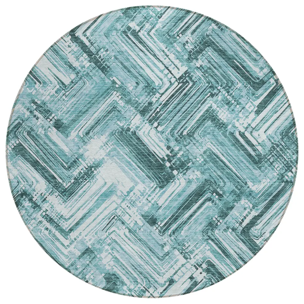 Chantille ACN630 Teal 8' x 8' Rug