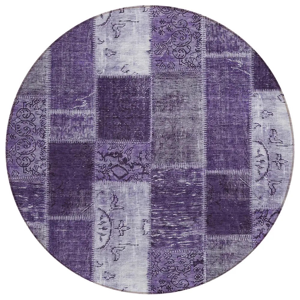 Chantille ACN631 Purple 8' x 8' Rug