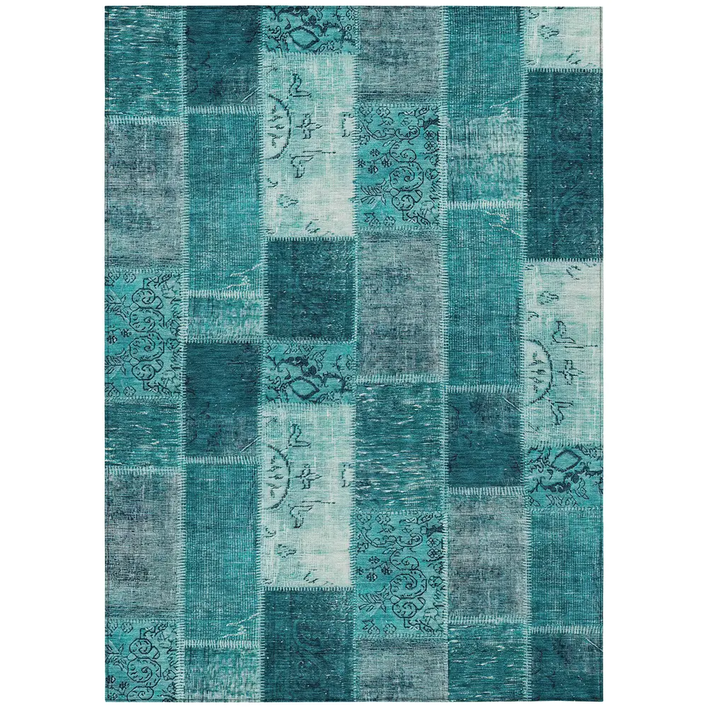Chantille ACN631 Teal 5' x 7'6