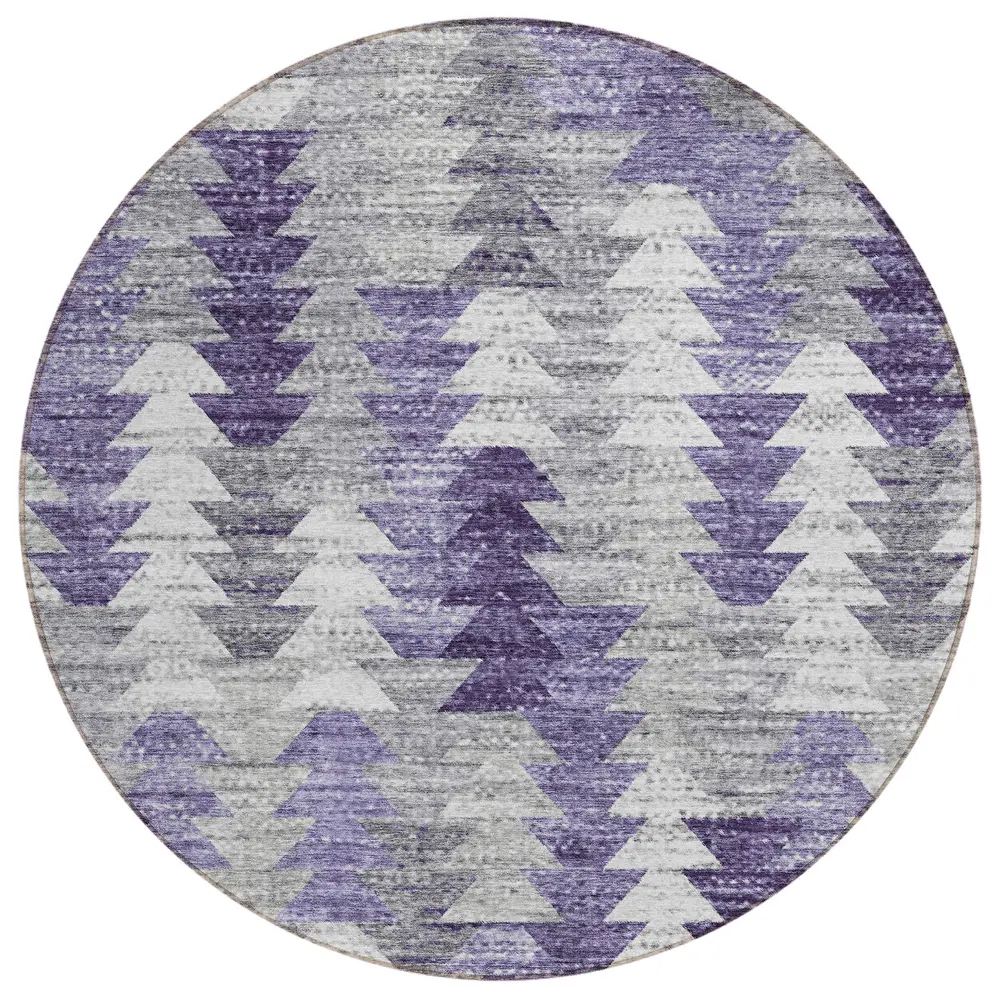 Chantille ACN632 Purple 8' x 8' Rug