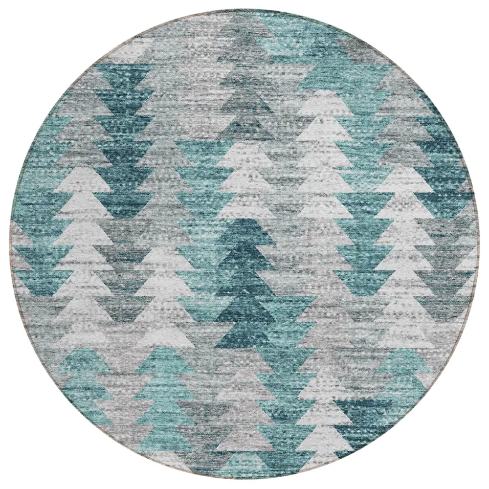 Chantille ACN632 Teal 8' x 8' Rug