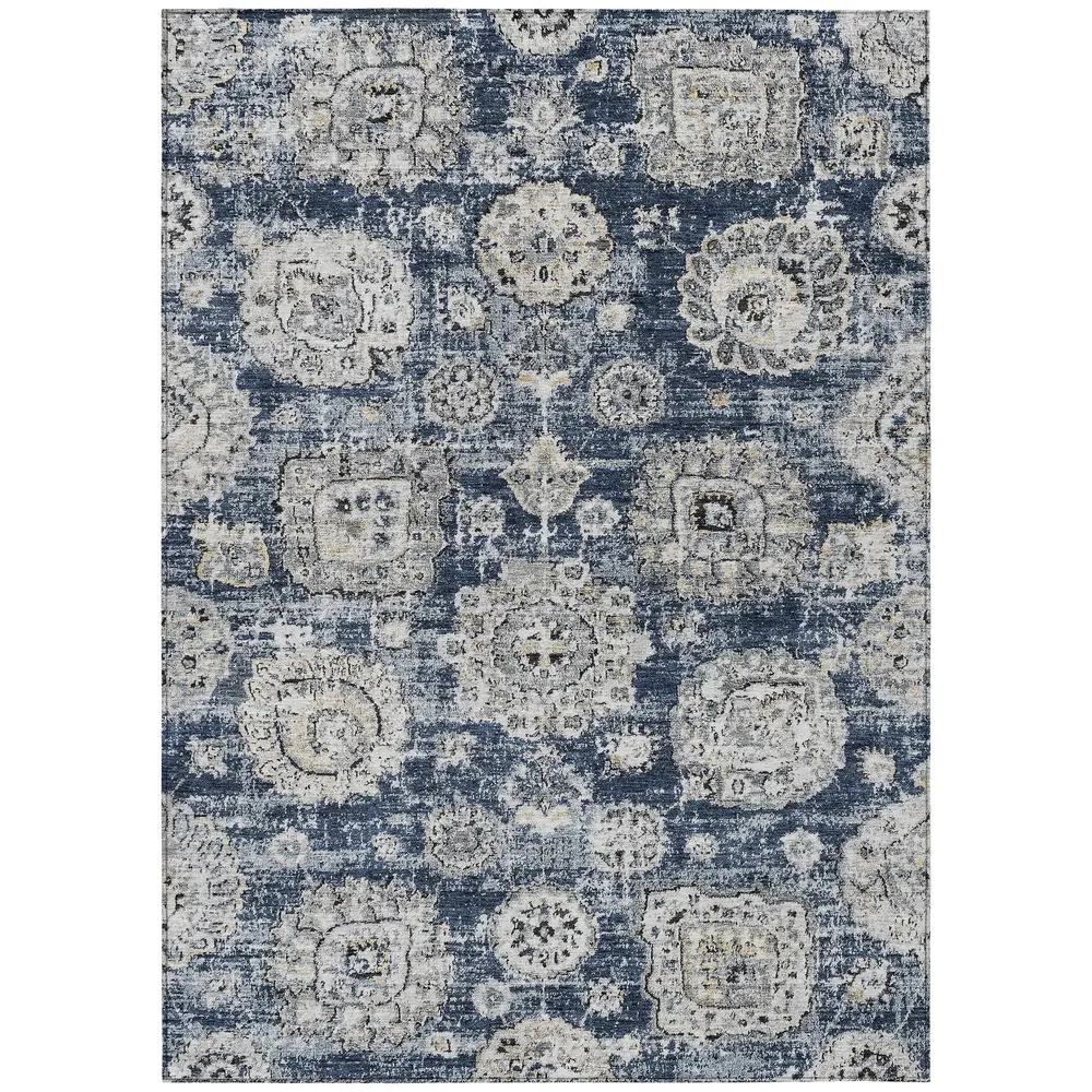 Chantille ACN634 Navy 5' x 7'6