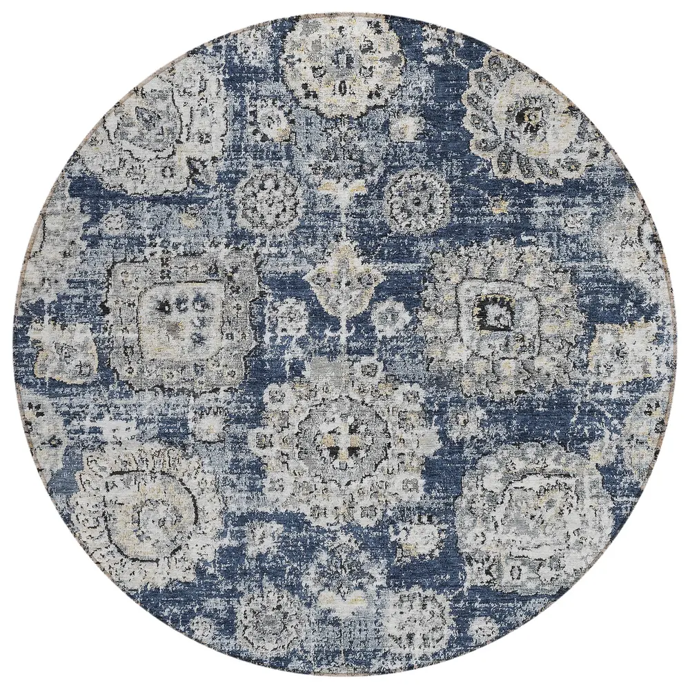 Chantille ACN634 Navy 8' x 8' Rug