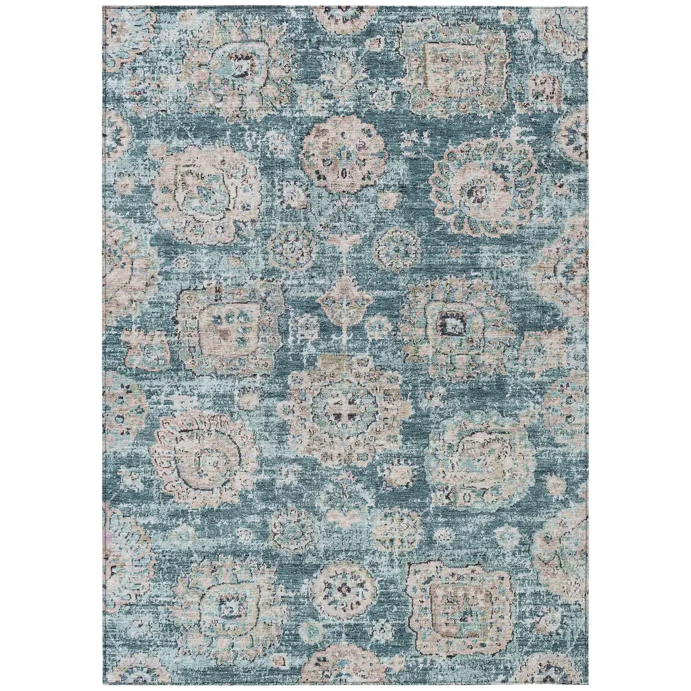 Chantille ACN634 Teal 3' x 5' Rug