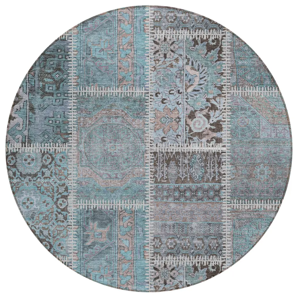 Chantille ACN635 Teal 8' x 8' Rug
