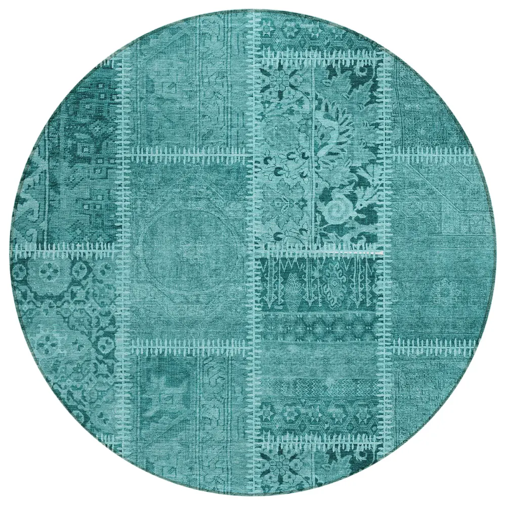 Chantille ACN635 Turquoise 8' x 8' Rug