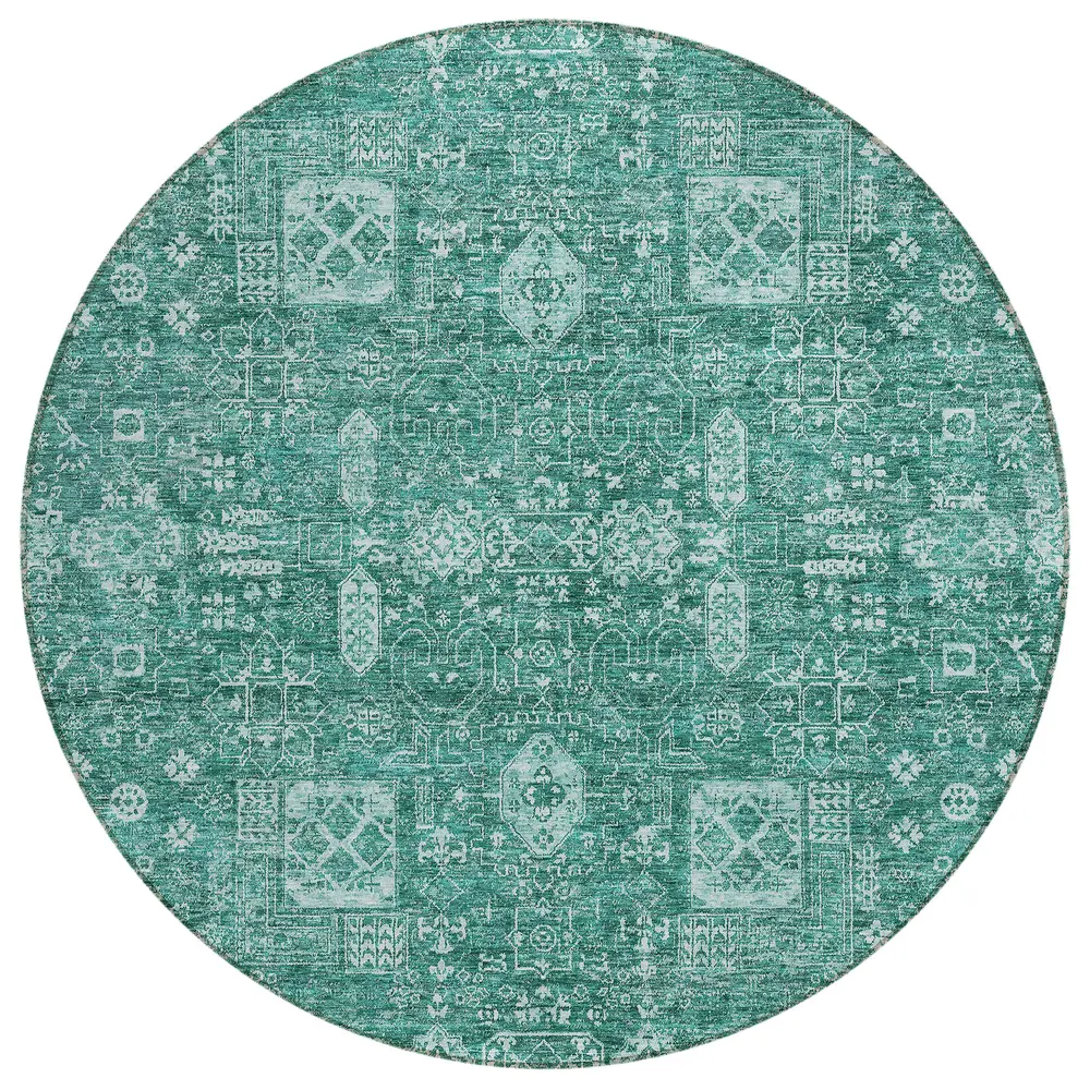 Chantille ACN637 Teal 8' x 8' Rug