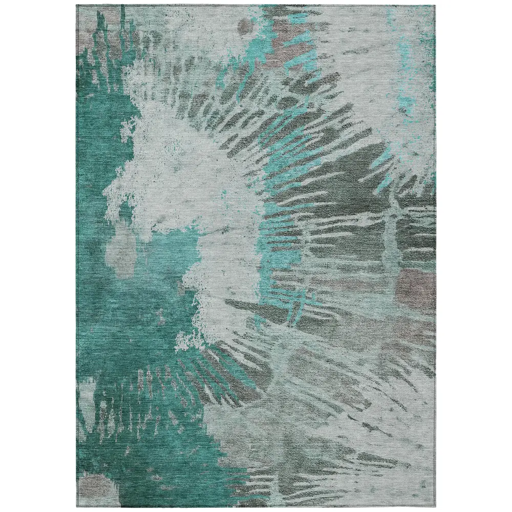 Chantille ACN645 Teal 5' x 7'6