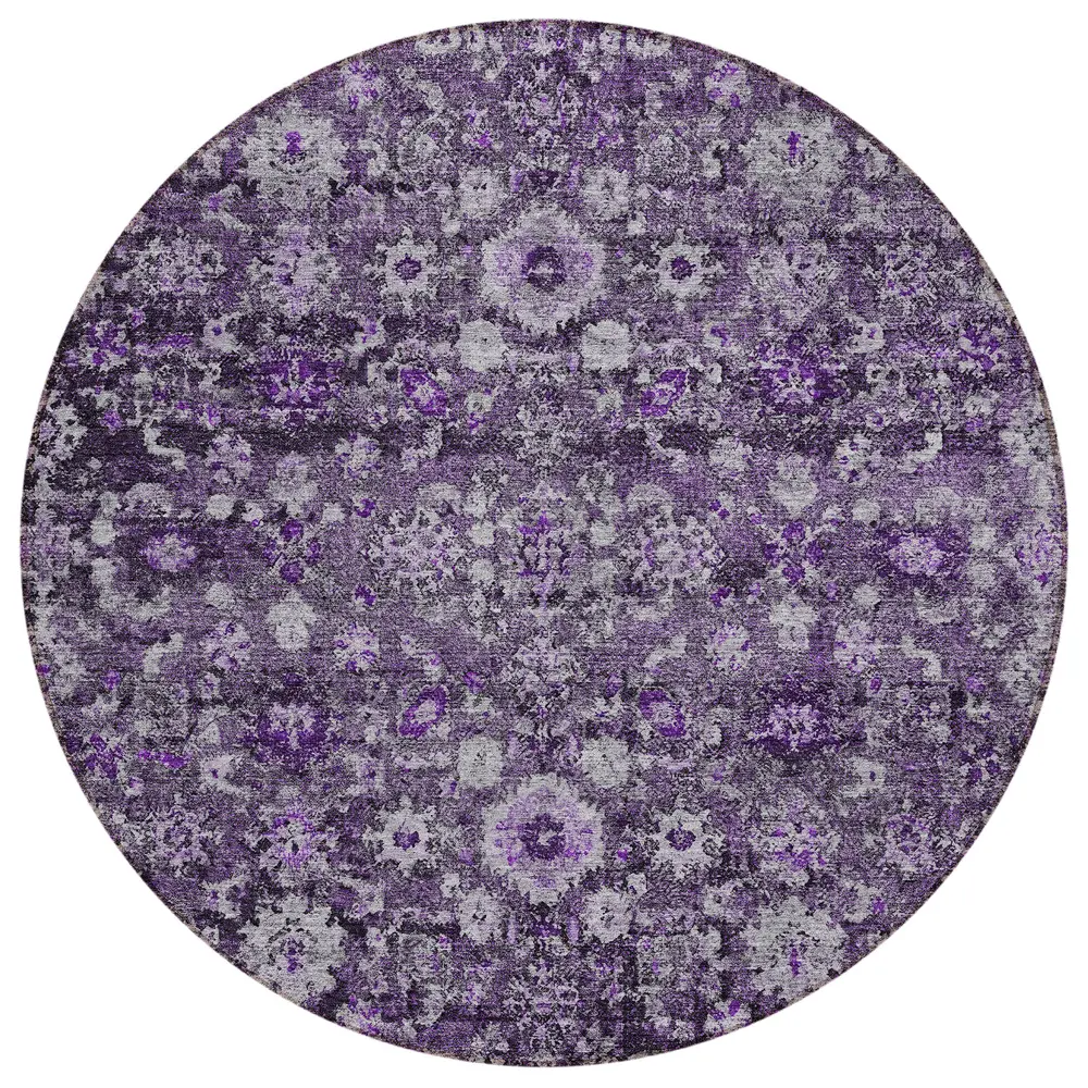 Chantille ACN651 Purple 8' x 8' Rug