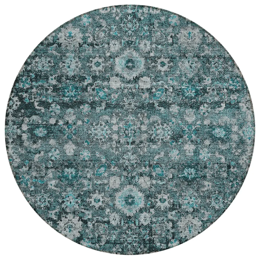 Chantille ACN651 Teal 8' x 8' Rug