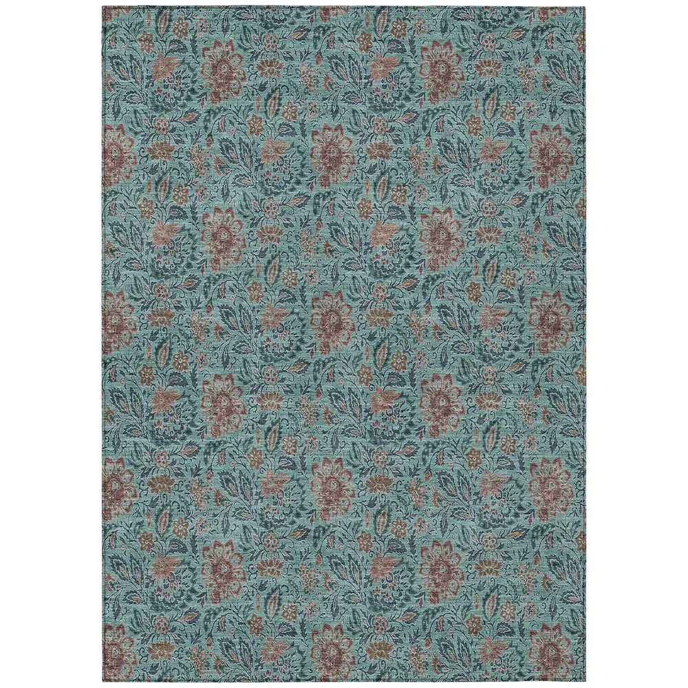 Chantille ACN660 Teal 5' x 7'6