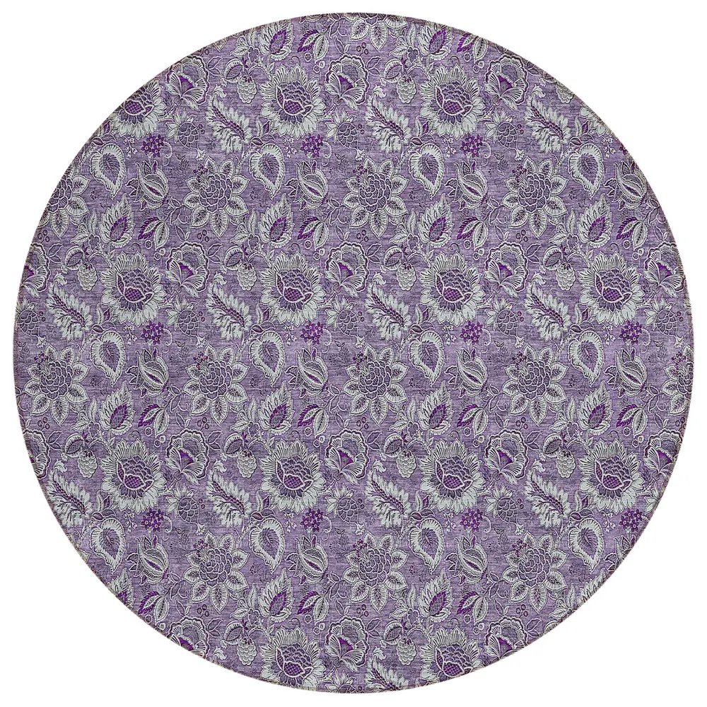 Chantille ACN661 Purple 8' x 8' Rug