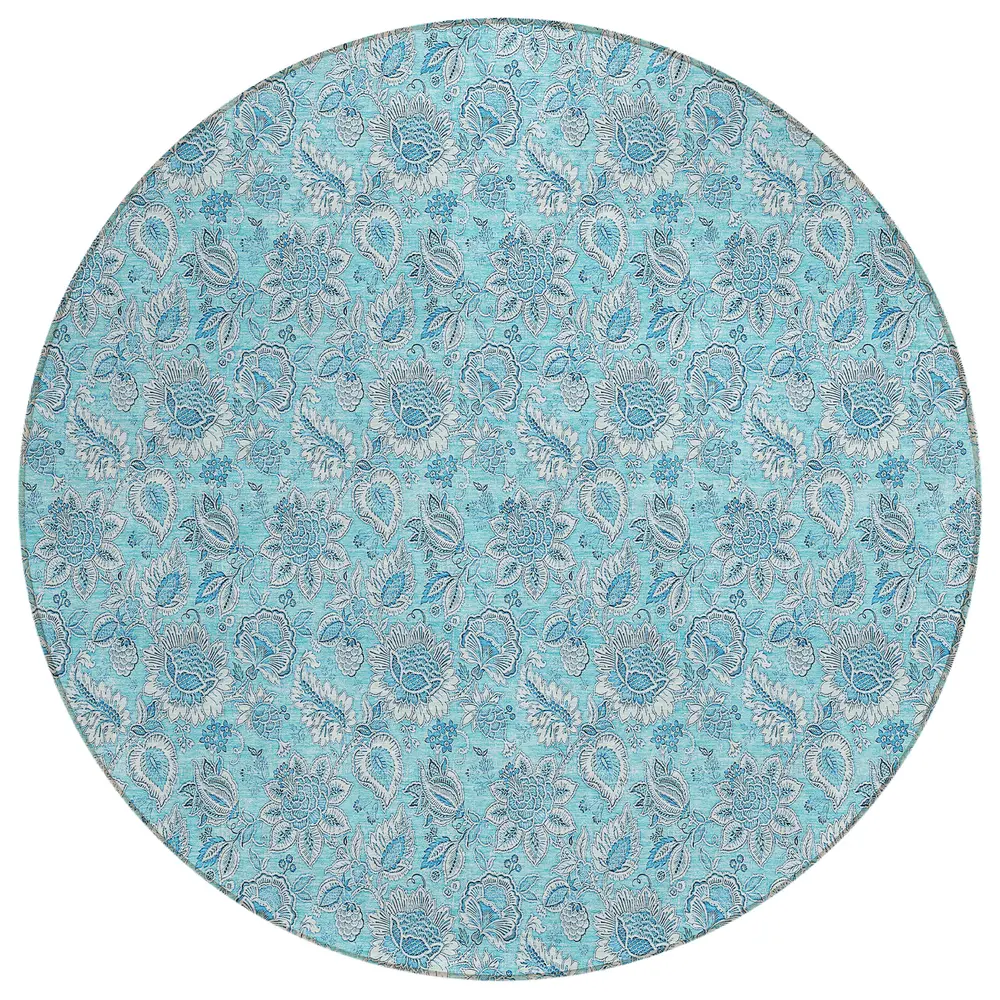 Chantille ACN662 Aqua 8' x 8' Rug
