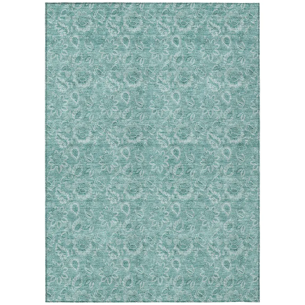 Chantille ACN662 Teal 5' x 7'6