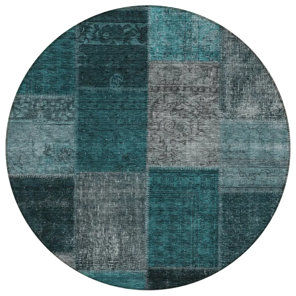 Chantille ACN663 Teal 8' x 8' Rug