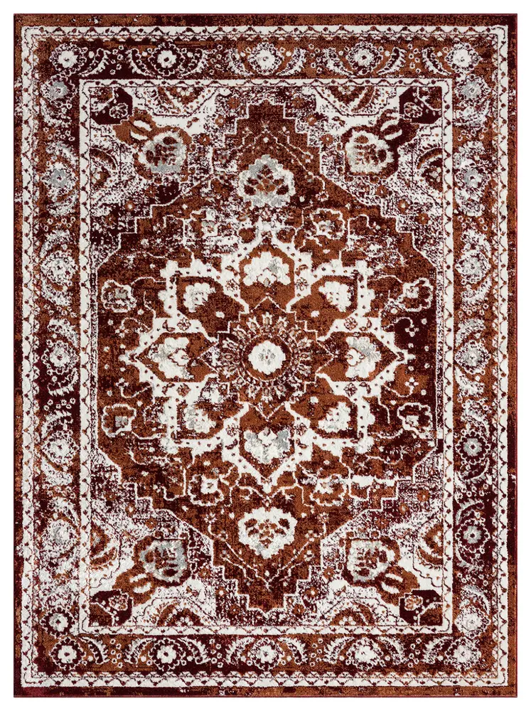 United Weavers Stratton Camry Burgundy Area Rug 5'3