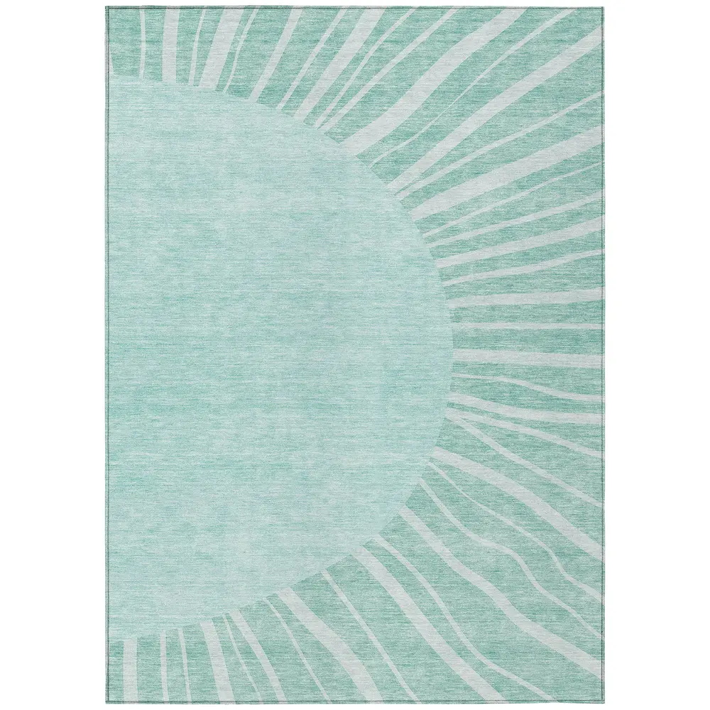 Chantille ACN668 Teal 5' x 7'6