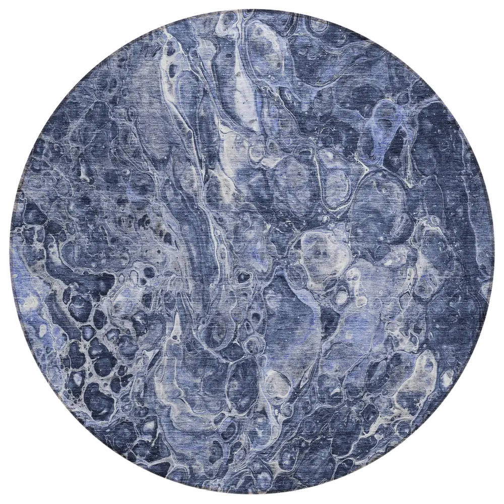 Chantille ACN670 Navy 8' x 8' Rug