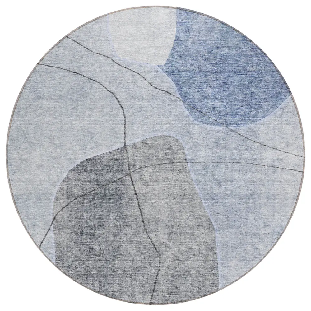 Chantille ACN672 Blue 8' x 8' Rug