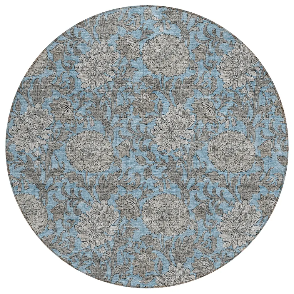 Chantille ACN677 Blue 8' x 8' Rug