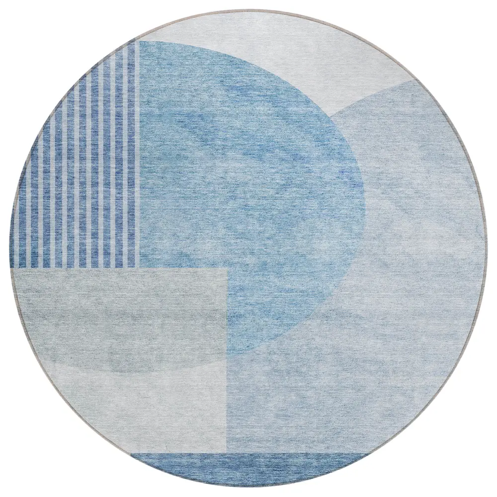 Chantille ACN678 Blue 8' x 8' Rug