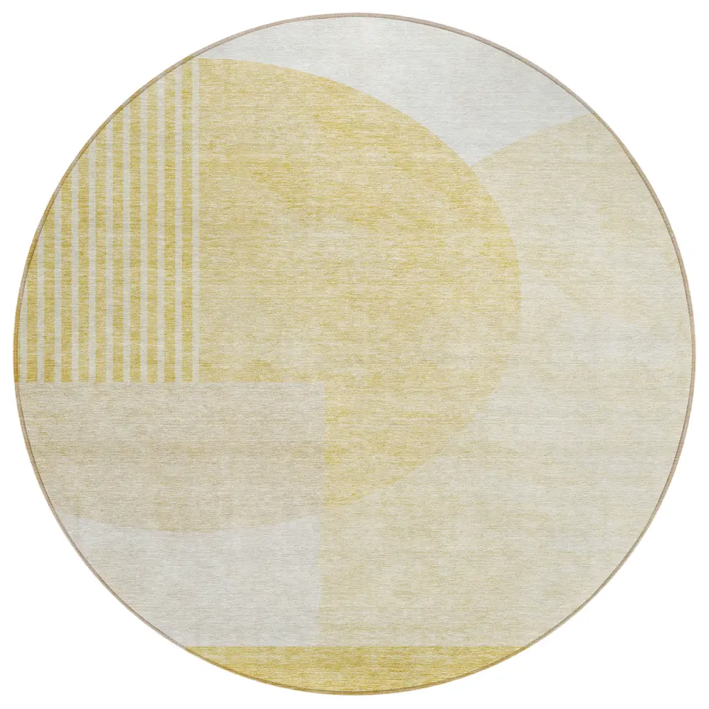 Chantille ACN678 Gold 8' x 8' Rug