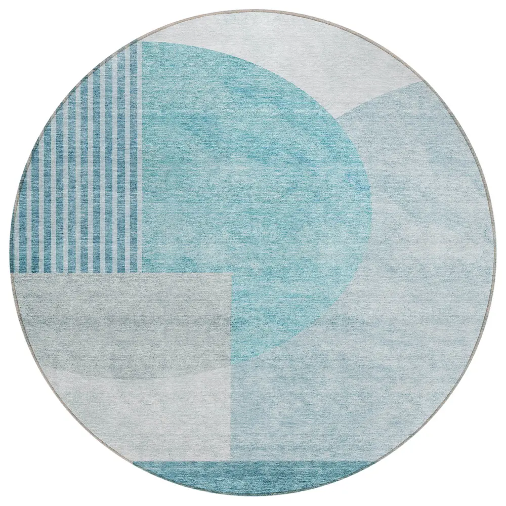Chantille ACN678 Teal 8' x 8' Rug