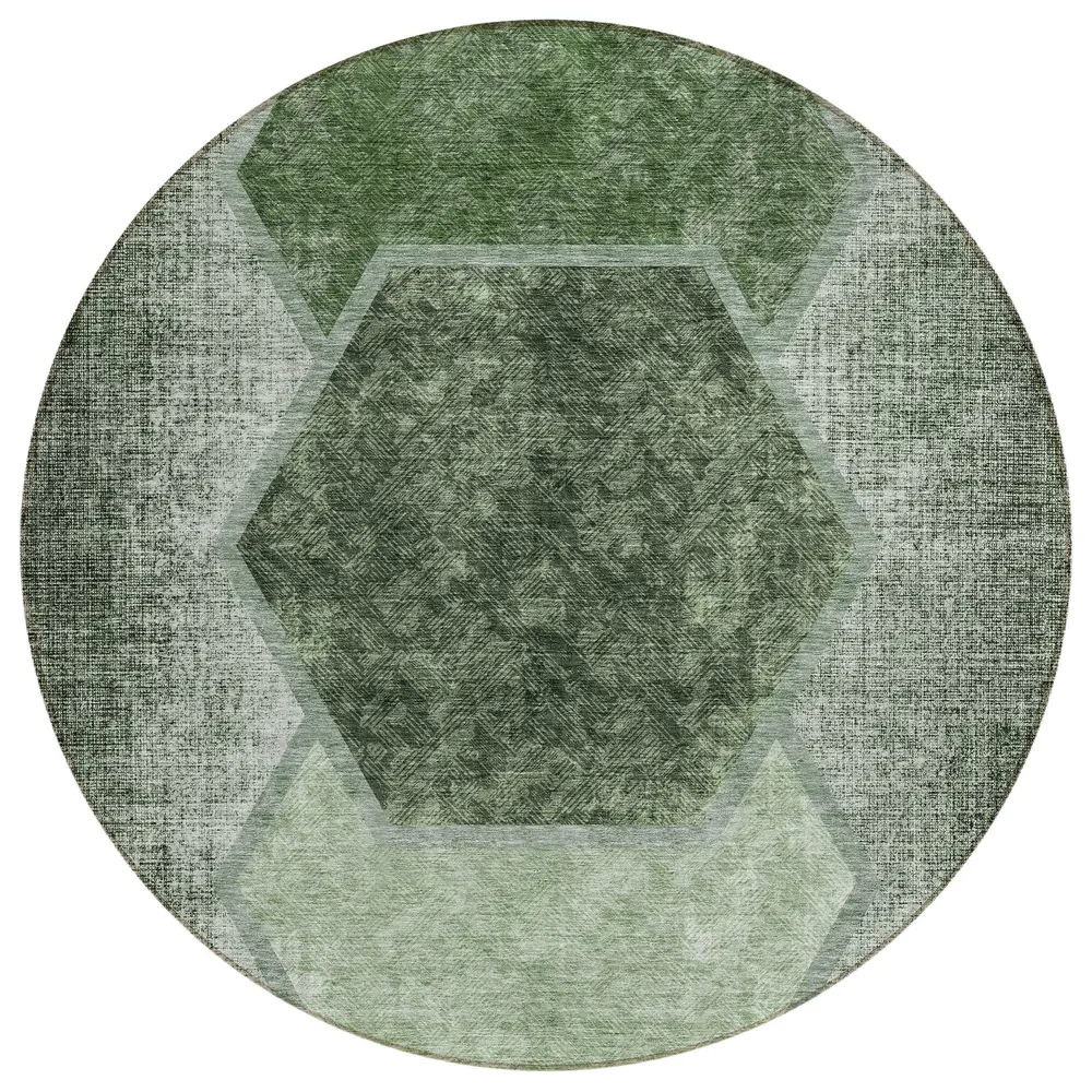 Chantille ACN679 Olive 8' x 8' Rug