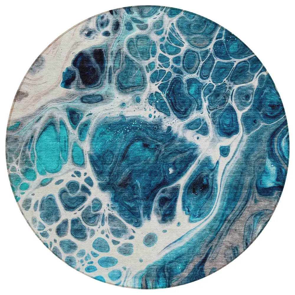 Chantille ACN682 Teal 8' x 8' Rug