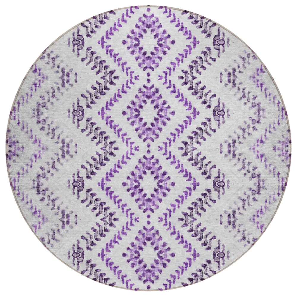 Chantille ACN684 Purple 8' x 8' Rug