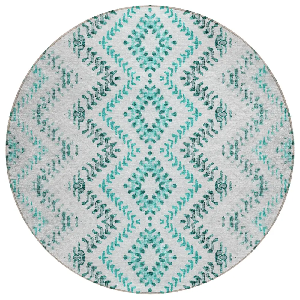 Chantille ACN684 Teal 8' x 8' Rug