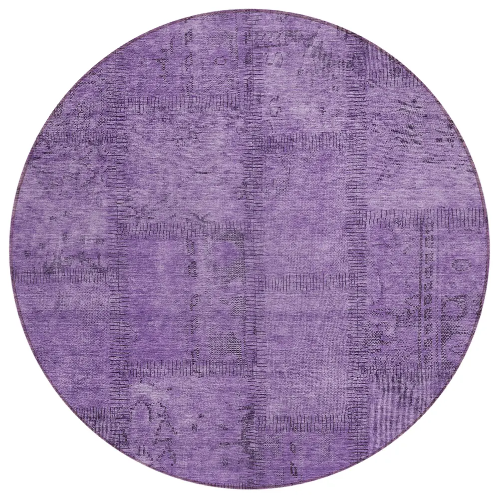 Chantille ACN685 Purple 8' x 8' Rug