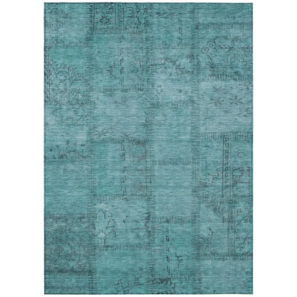 Chantille ACN685 Teal 5' x 7'6