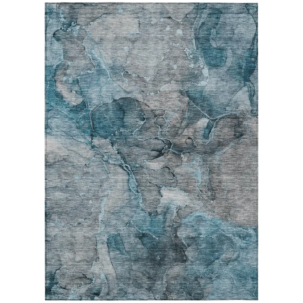 Chantille ACN689 Teal 5' x 7'6