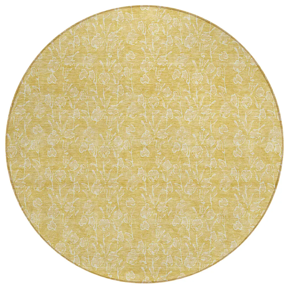 Chantille ACN691 Gold 8' x 8' Rug