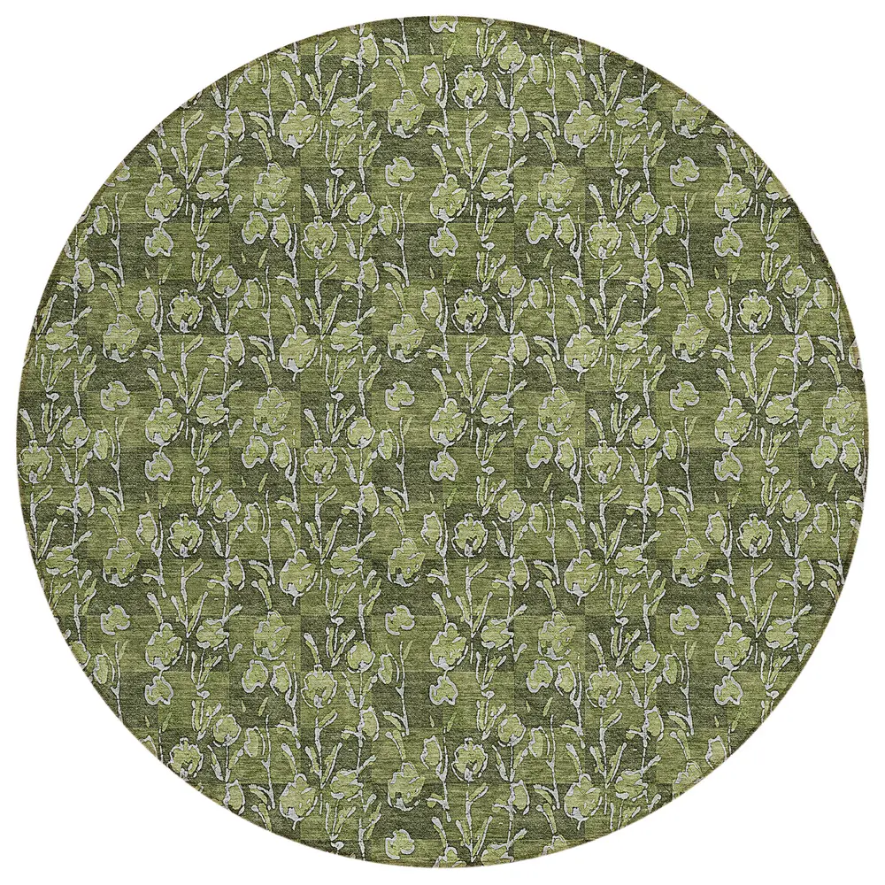 Chantille ACN692 Olive 8' x 8' Rug