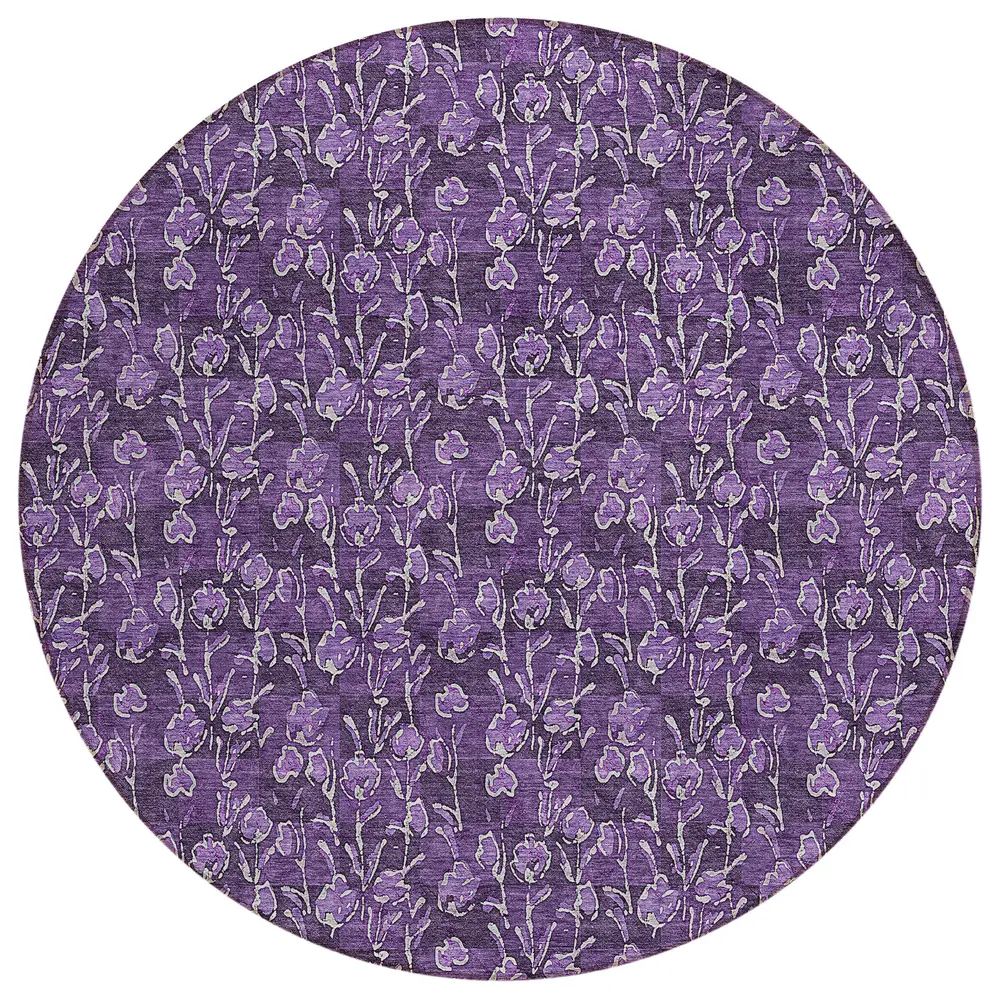 Chantille ACN692 Purple 8' x 8' Rug