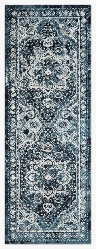United Weavers Stratton Camry Blue Runner Rug 2'7