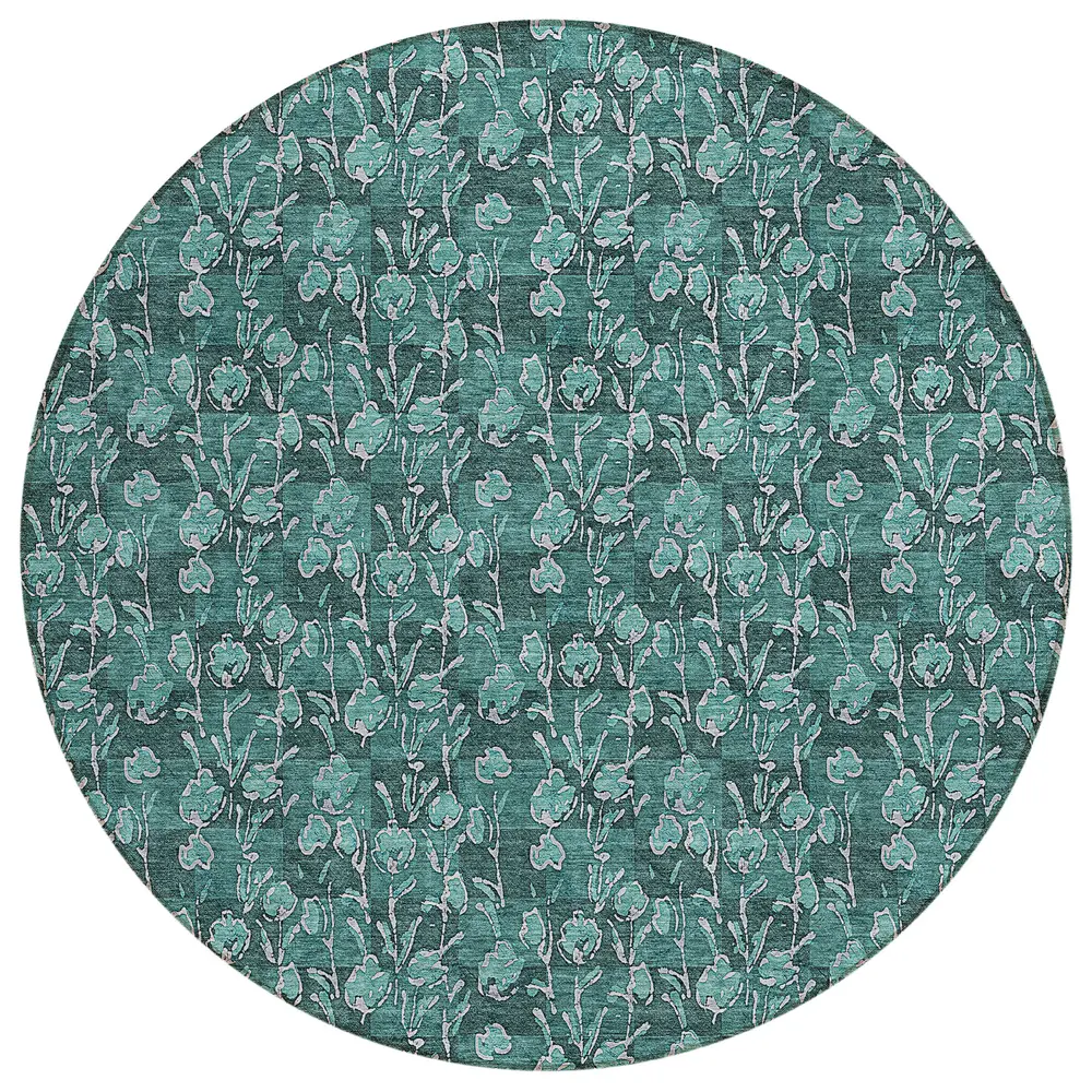 Chantille ACN692 Teal 8' x 8' Rug