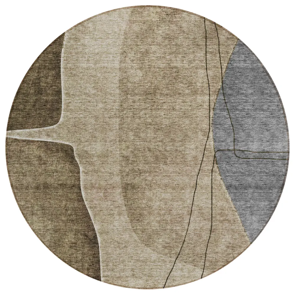 Chantille ACN696 Brown 8' x 8' Rug